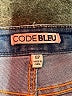 Code Bleu Stars Blue Denim Shorts Size 8 Petite - photo 3