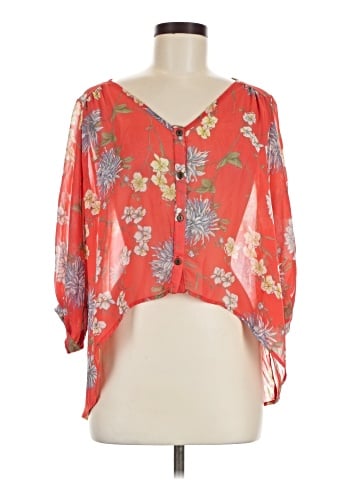 Audrey 3+1 3/4 Sleeve Blouse (view 1)