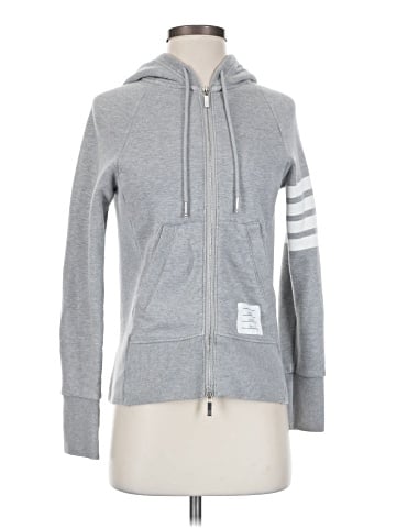 Thom Browne Zip Up Hoodie (view 1)