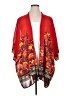 Unbranded 100% Polyester Red Kimono Size XL - photo 1