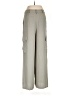 Adrienne Landau Onyx 100% Polyester Gray Cargo Pants Size S - photo 2