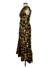 A.L.C. 100% Silk Animal Print Yellow Cocktail Dress Size 2 - photo 5