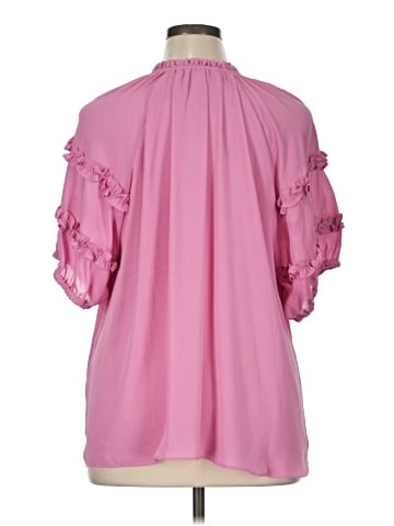 Rose + Olive Short Sleeve Blouse (view 2)