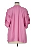 Rose + Olive 100% Polyester Pink Short Sleeve Blouse Size 1X - photo 2