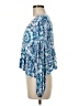 O'Neill 100% Viscose Blue 3/4 Sleeve Blouse Size M - photo 5