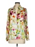 Unbranded Floral Green Long Sleeve Blouse Size M (estimated) - photo 1