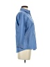 L.L.Bean 100% Cotton Blue 3/4 Sleeve Button-Down Shirt Size 0 - photo 4