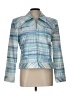 St. John Sport Print Multi Color Blue Jacket Size L - photo 1