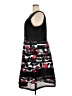 Carmen Marc Valvo Graphic Black Cocktail Dress Size 22 - photo 5
