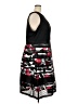 Carmen Marc Valvo Graphic Black Cocktail Dress Size 22 - photo 4