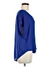 Lush 100% Polyester Blue Short Sleeve Blouse Size M - photo 4