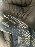 I Heart Ronson 100% Polyester Chevron-herringbone Black Casual Skirt Size 6 - photo 4
