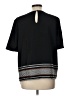 Badgley Mischka 100% Polyester Black Short Sleeve Top Size 12 - photo 2