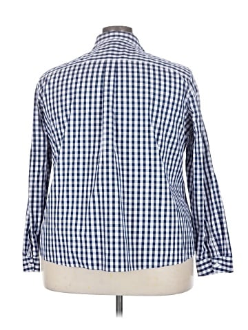 L.L.Bean 3/4 Sleeve Button-Down Shirt (view 2)
