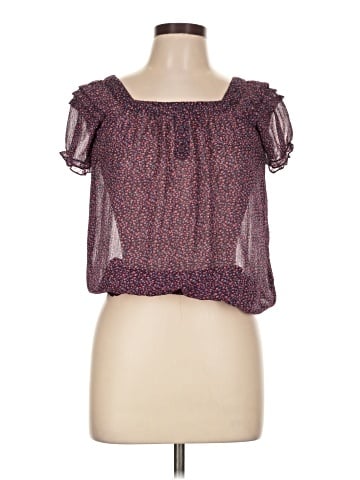 Mossimo Supply Co. Short Sleeve Blouse (view 1)