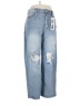 Almost Famous Graphic Blue Jeans Size 13 - photo 1