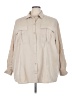 Old Navy Tan Long Sleeve Button-Down Shirt Size 3X - photo 1