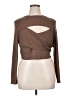 Shein Curve Brown Long Sleeve Top Size 16 Plus (2) - photo 1