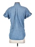 J.Crew 100% Cotton Blue Short Sleeve Button-Down Shirt Size 0 - photo 2
