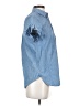 J.Crew 100% Cotton Blue Short Sleeve Button-Down Shirt Size 0 - photo 4