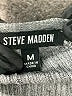 Steve Madden Stripes Silver Casual Dress Size M - photo 7