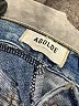 AGOLDE Stars Blue Denim Shorts Size 16 - photo 3
