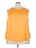 Tek Gear Orange Sleeveless T-Shirt Size 3X - photo 1