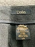 dalia Solid Black Dress Pants Size L - photo 7