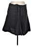 Athleta 100% Linen Solid Black Denim Skirt Size 6 (tall) - photo 1