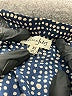Maison Jules 100% Polyester Polka Dots Blue Casual Dress Size XS - photo 7