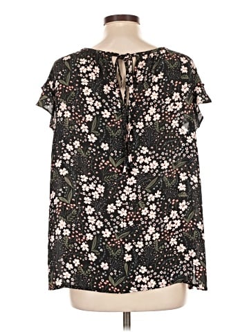 Ann Taylor LOFT Outlet Short Sleeve Blouse (view 2)