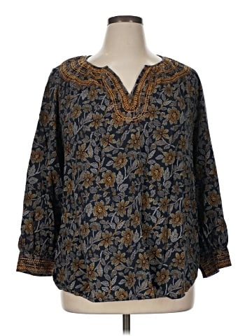 Purejill Long Sleeve Blouse (view 1)