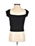 Cotton On Black Short Sleeve Top Size P (petite) - photo 2