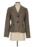 Ann Taylor 100% Wool Tweed Brown Wool Blazer Size 0 - photo 1