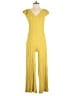 Treasure & Bond Solid Yellow Jumpsuit Size S - photo 1