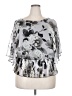 db established 1962 Silver 3/4 Sleeve Blouse Size 2X - photo 1