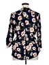 rue21 100% Polyester Floral Blue 3/4 Sleeve Blouse Size XL - photo 2
