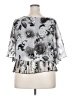 db established 1962 Silver 3/4 Sleeve Blouse Size 2X - photo 2
