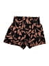 A New Day Print Brown Shorts Size XS - photo 1