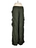 Aerie 100% Viscose Green Cargo Pants Size S - photo 2