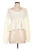 Shein 100% Acrylic Ivory Pullover Sweater Size L - photo 1