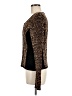 Cache Animal Print Brown Cardigan Size M - photo 5