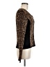 Cache Animal Print Brown Cardigan Size M - photo 4