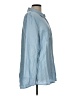 Splendid 100% Lyocell Blue Long Sleeve Button-Down Shirt Size L - photo 4