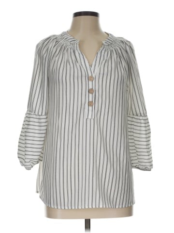 Sara Michelle 3/4 Sleeve Blouse (view 1)