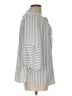 Sara Michelle 100% Polyester Silver 3/4 Sleeve Blouse Size L - photo 4