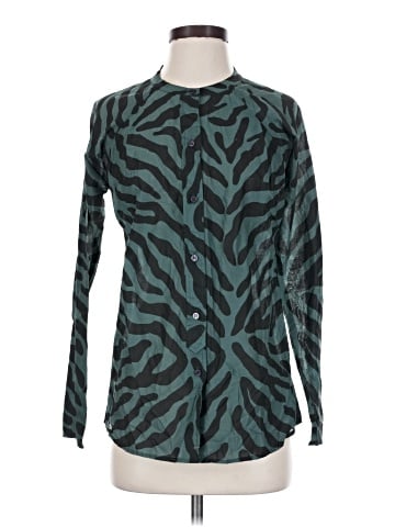 Monrow Long Sleeve Button-Down Shirt (view 1)