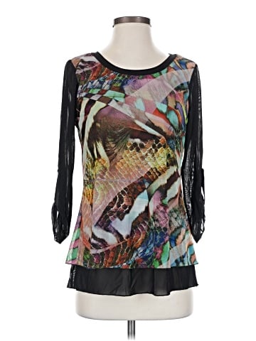 MESMERIZE 3/4 Sleeve Blouse (view 1)