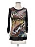 MESMERIZE Black 3/4 Sleeve Blouse Size S - photo 1