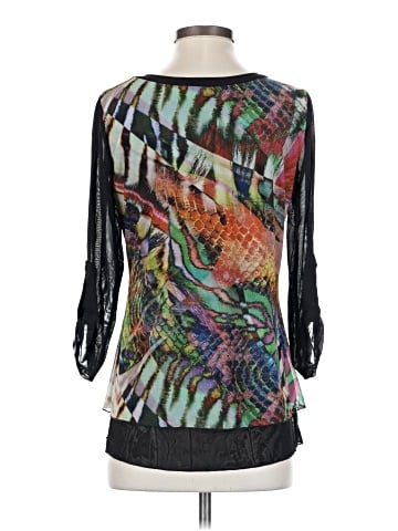 MESMERIZE 3/4 Sleeve Blouse (view 2)